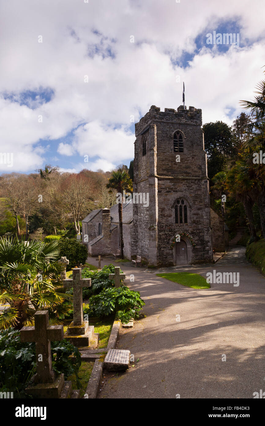 St Just In Roseland Church High Resolution Stock Photography and Images ...