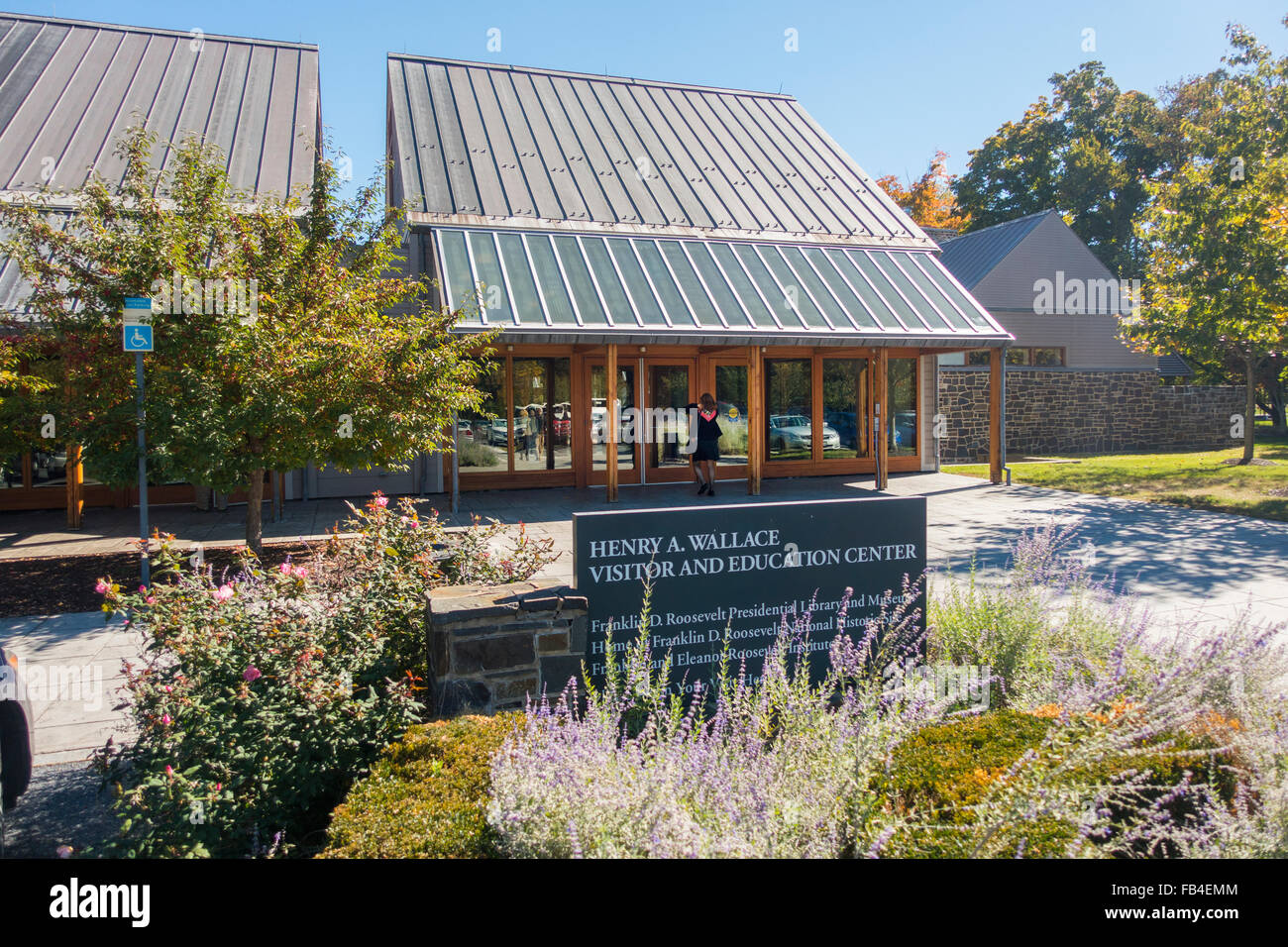 Franklin D Roosevelt presidential library and museum Stock Photo - Alamy