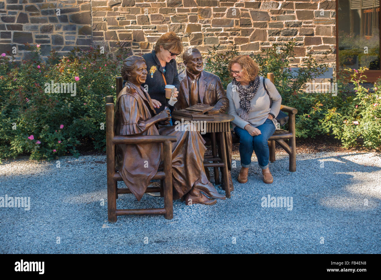 Franklin D Roosevelt presidential library and museum Stock Photo - Alamy