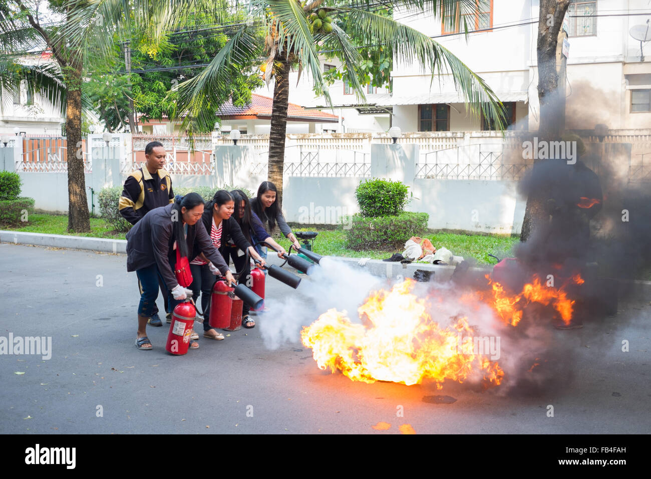 Fire fighting training hi-res stock photography and images - Alamy