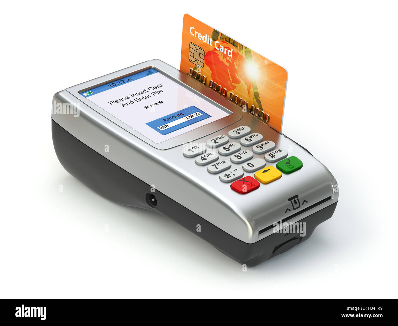 Atm keypad pos terminal credit card hi-res stock photography and images ...
