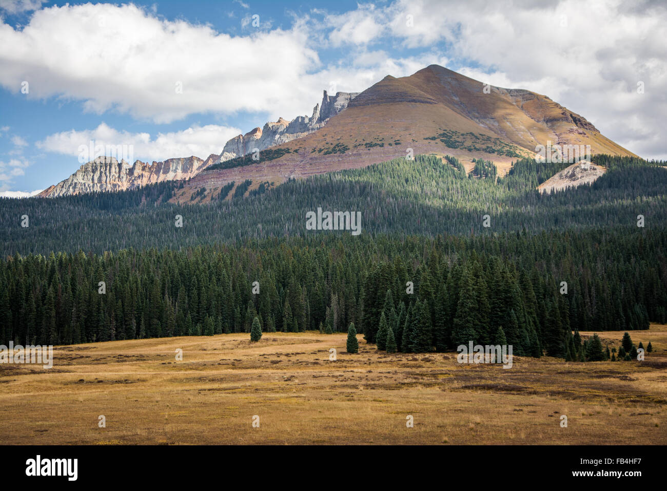 Sheep Mountain, San Juan Mountains near Telluride, Colorado USA Stock