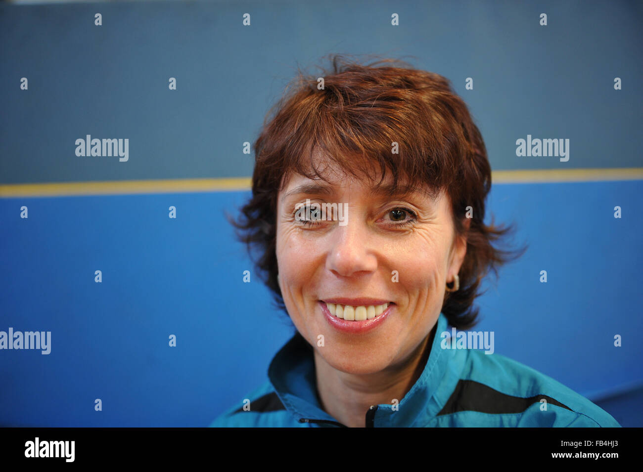 Berlin, Germany. 8th Jan, 2016. Russian table tennis icon Irina Palina