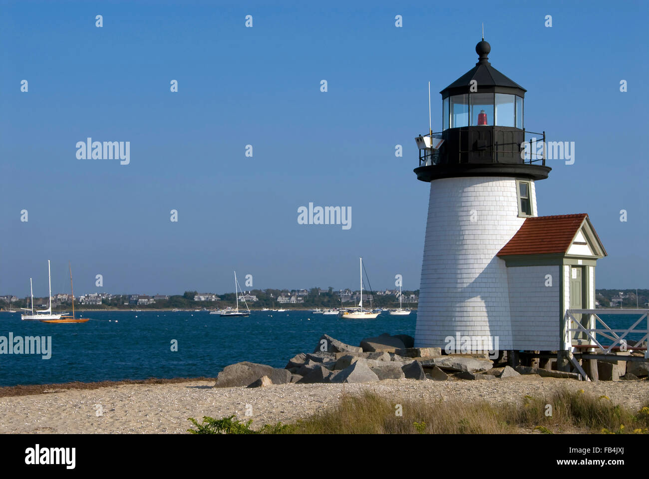 Most Popular Lighthouse On Nantucket Island Is Brant Point Light Most Popular Lighthouse On Nantucket Island Is Brant Point Light