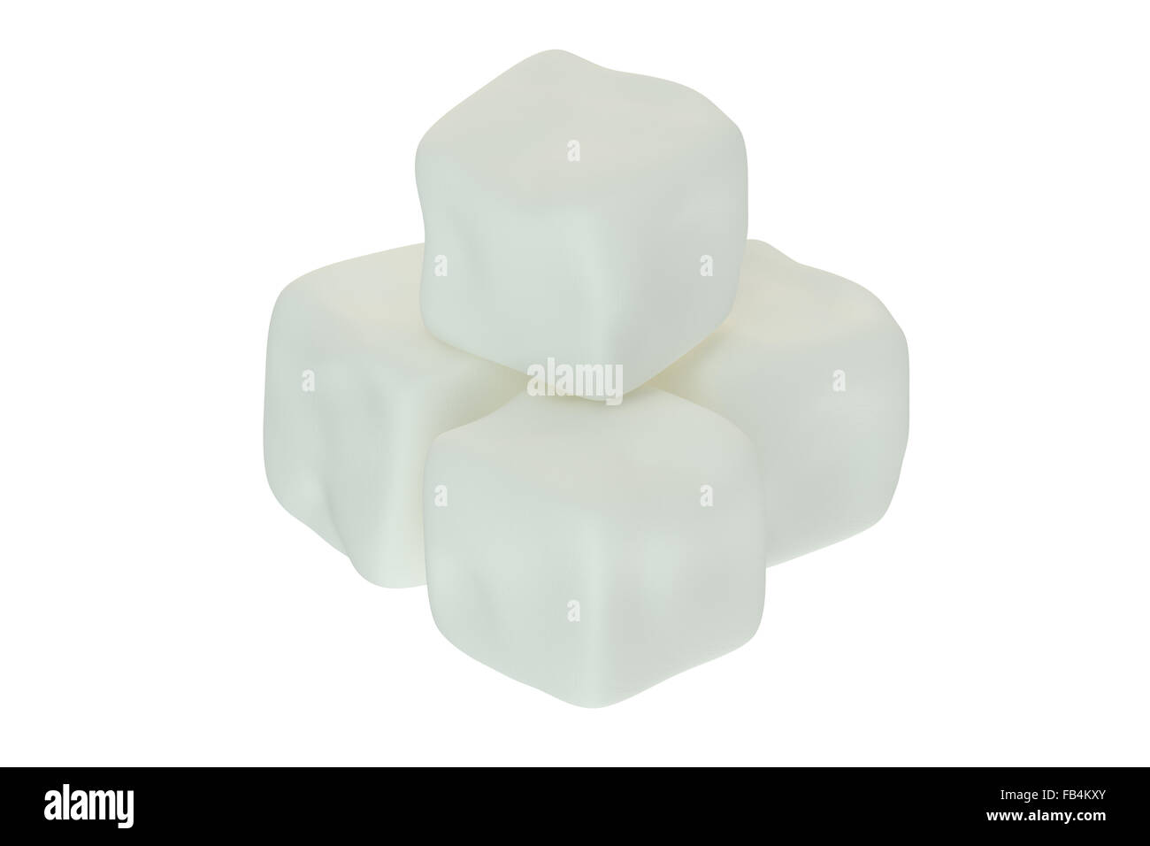 Marshmallows isolated on white background Stock Photo - Alamy