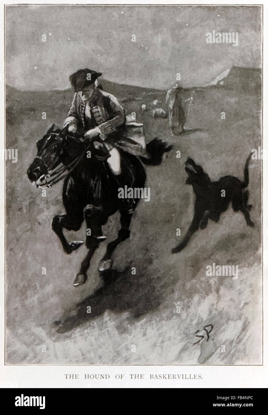 'The Hound of the Baskervilles' by Arthur Conan Doyle (1859-1930 ...