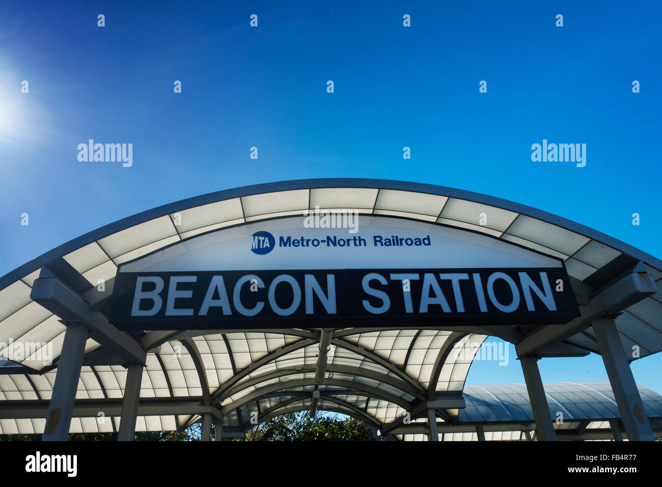 Beacon train station in New York Stock Photo Alamy