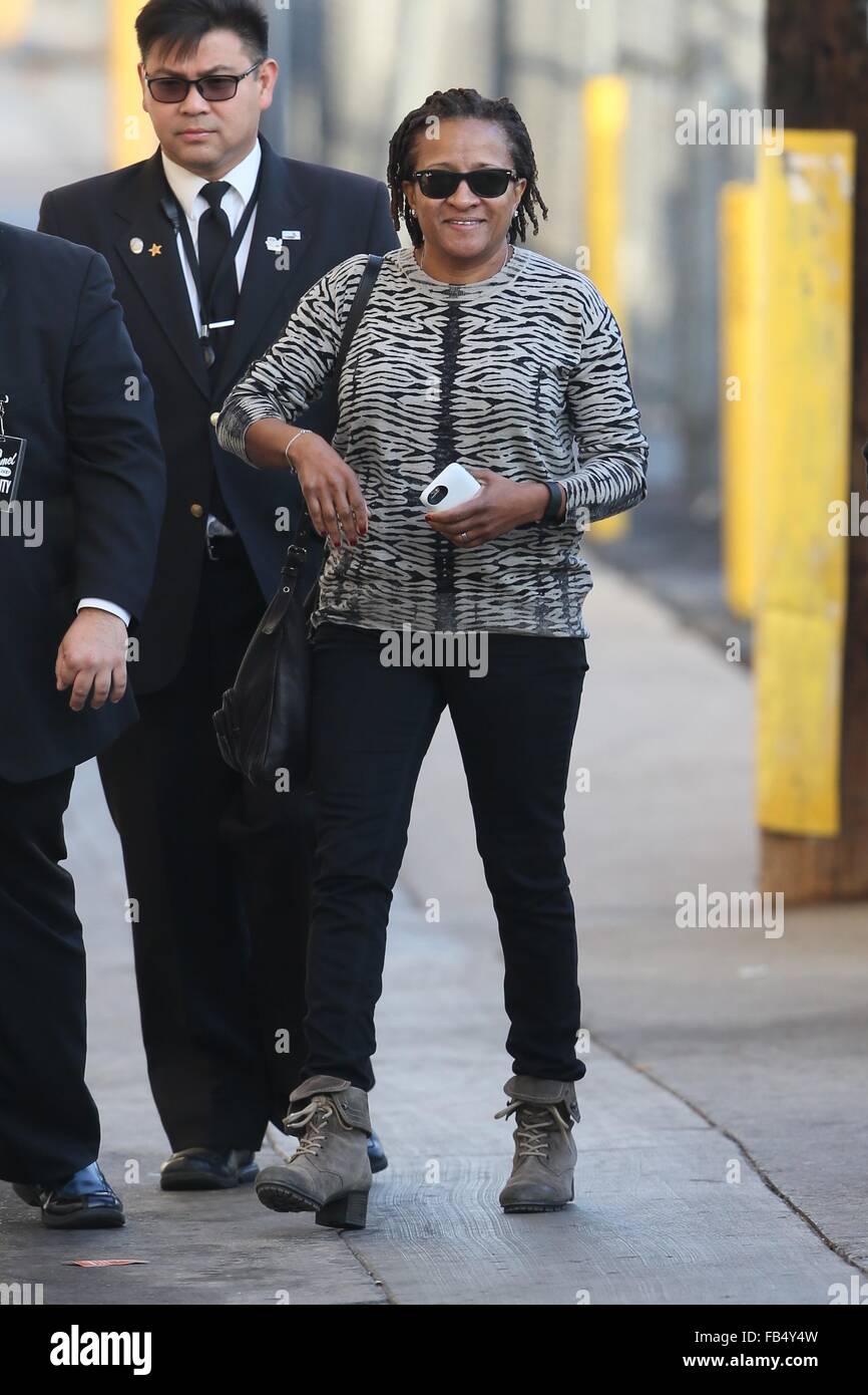 Wanda Sykes seen arriving at the ABC studios for Jimmy Kimmel Live