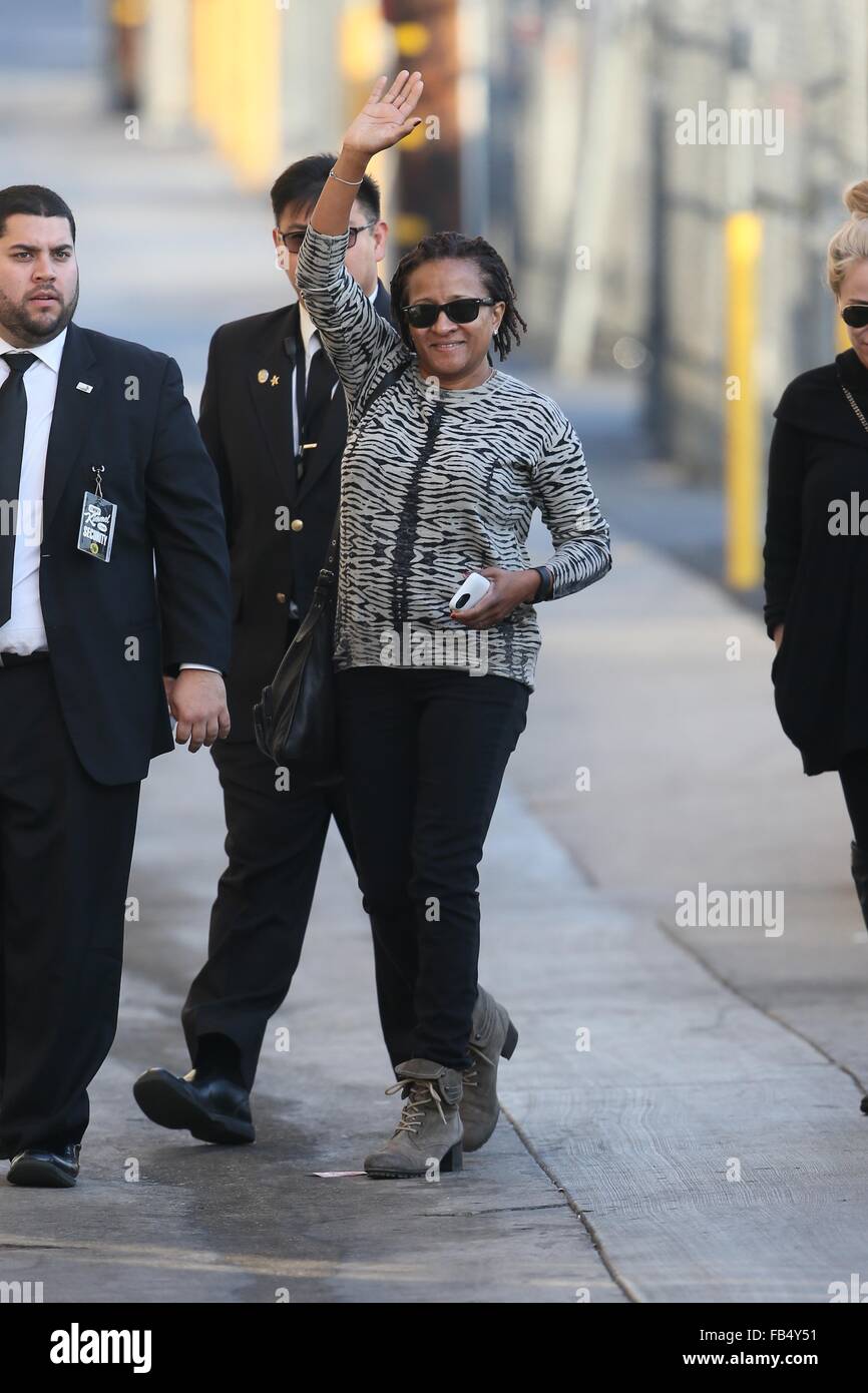 Wanda Sykes seen arriving at the ABC studios for Jimmy Kimmel Live