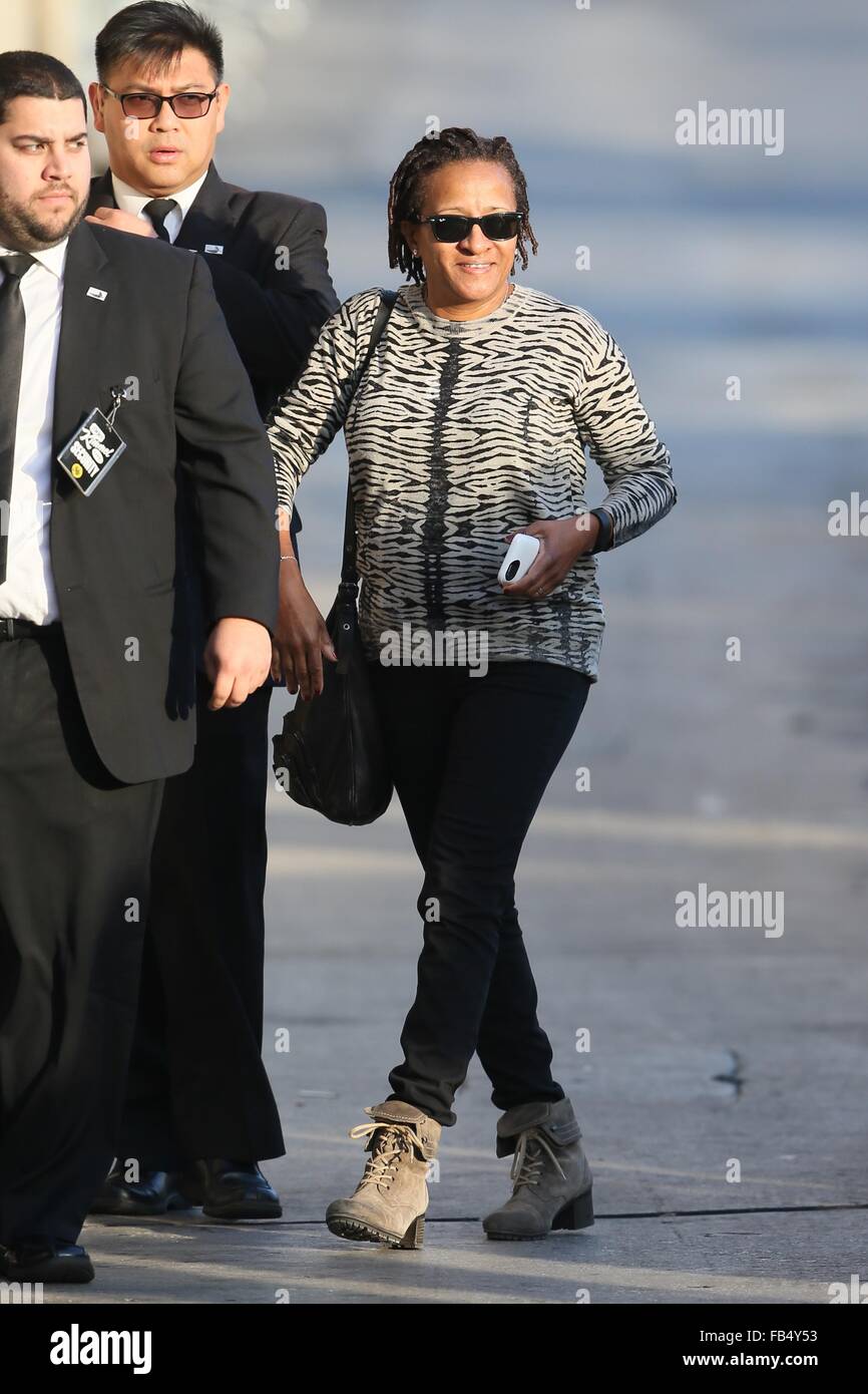Wanda Sykes seen arriving at the ABC studios for Jimmy Kimmel Live