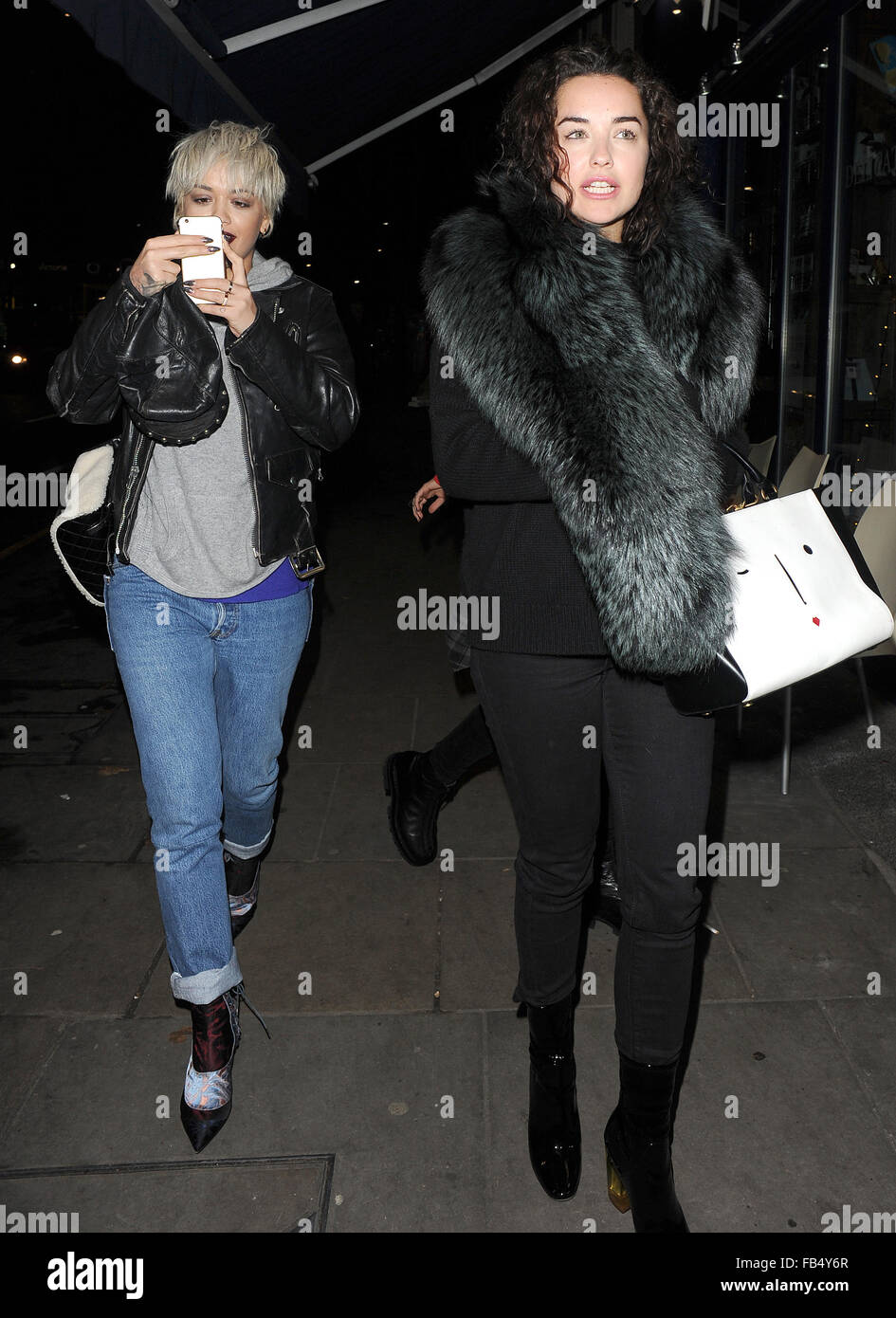 Rita Ora Shows Off Her New Blonde Bob Haircut As She Leaves Pizza