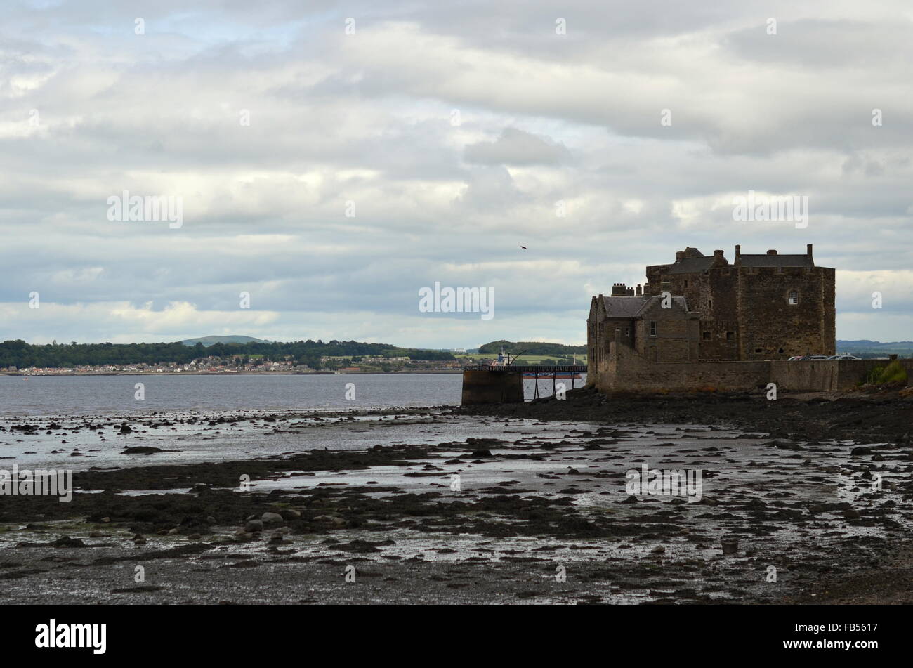 Blackness Castle on the Firth of Forth, Scotland Stock Photo