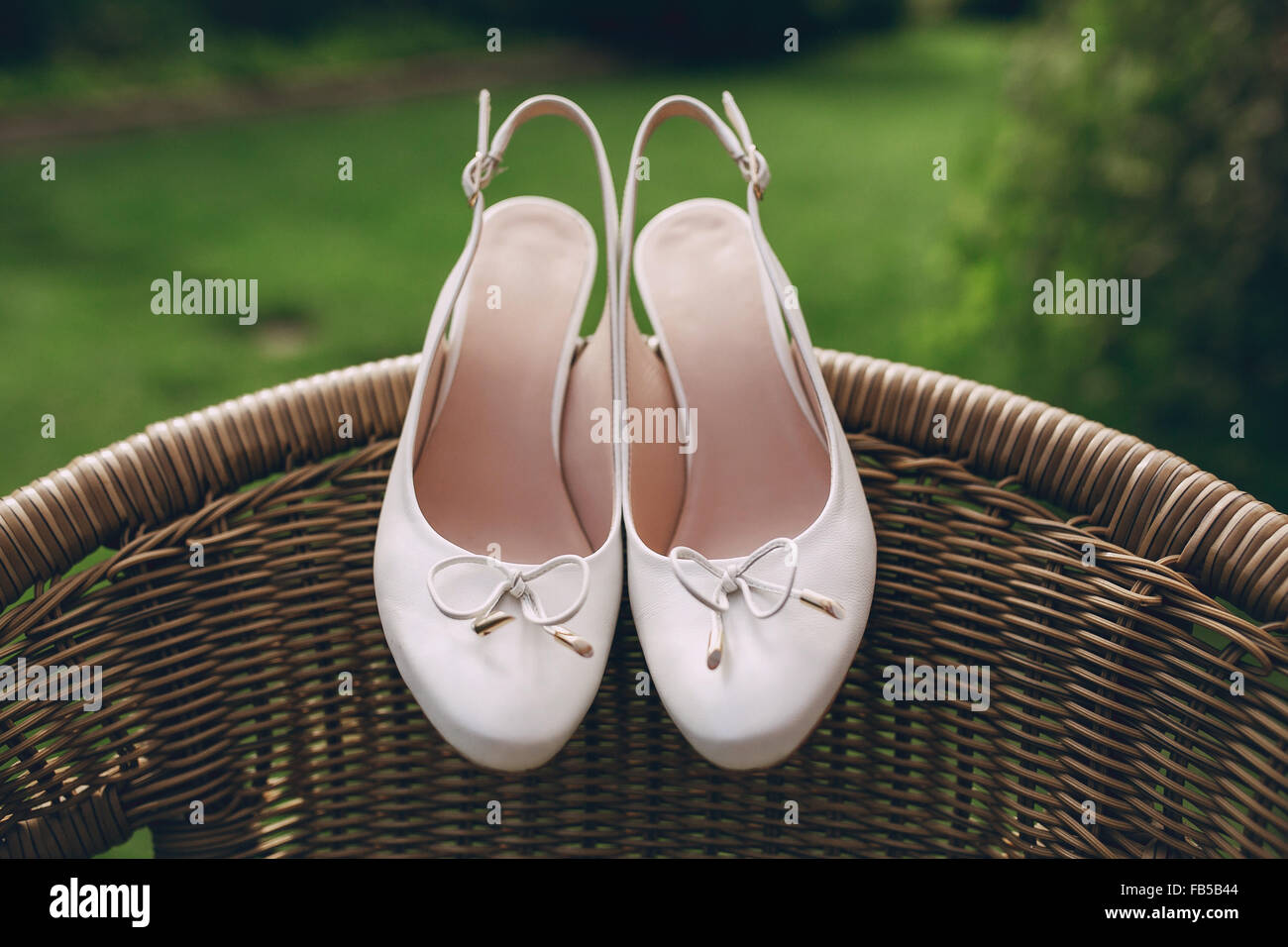 wedding shoes outdoor Stock Photo Alamy