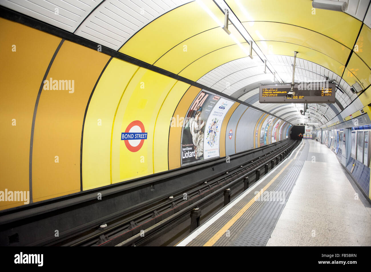 Bond Street London Underground tube station in London Stock Photo - Alamy