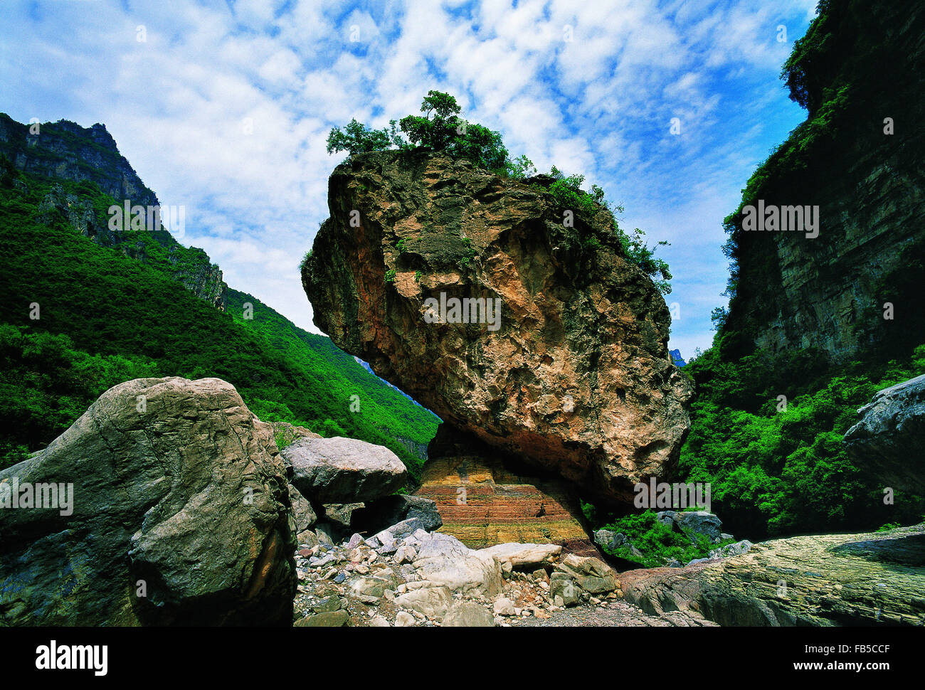 Xiuwu County Jiaozuo City Henan Province China Stock Photo