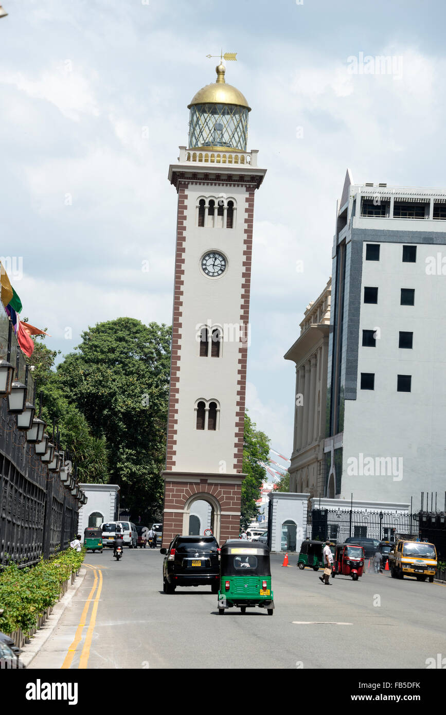 Chatham street clock tower and lighthouse colombo sri lanka hires