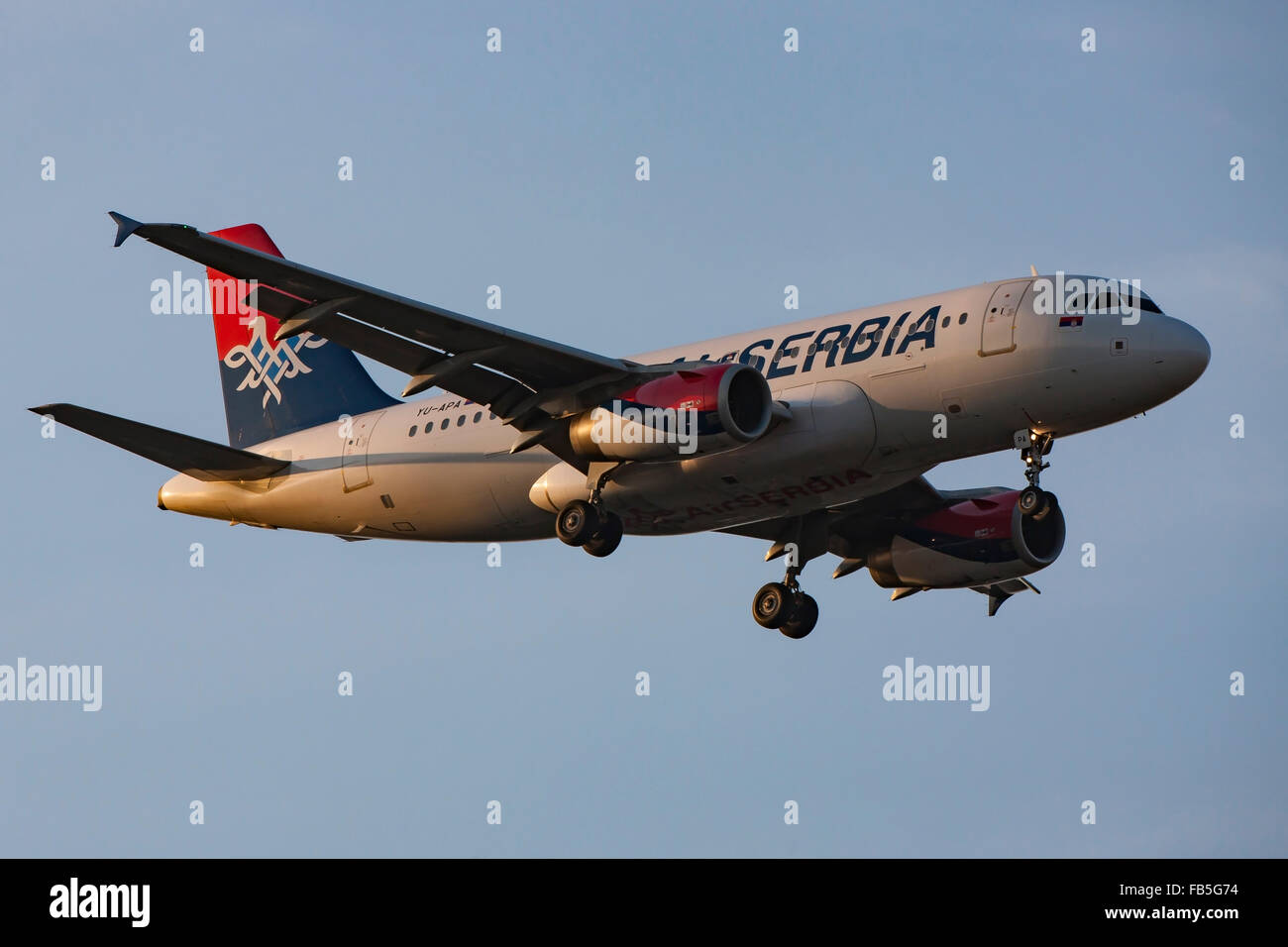 AirSerbia Airliner Stock Photo