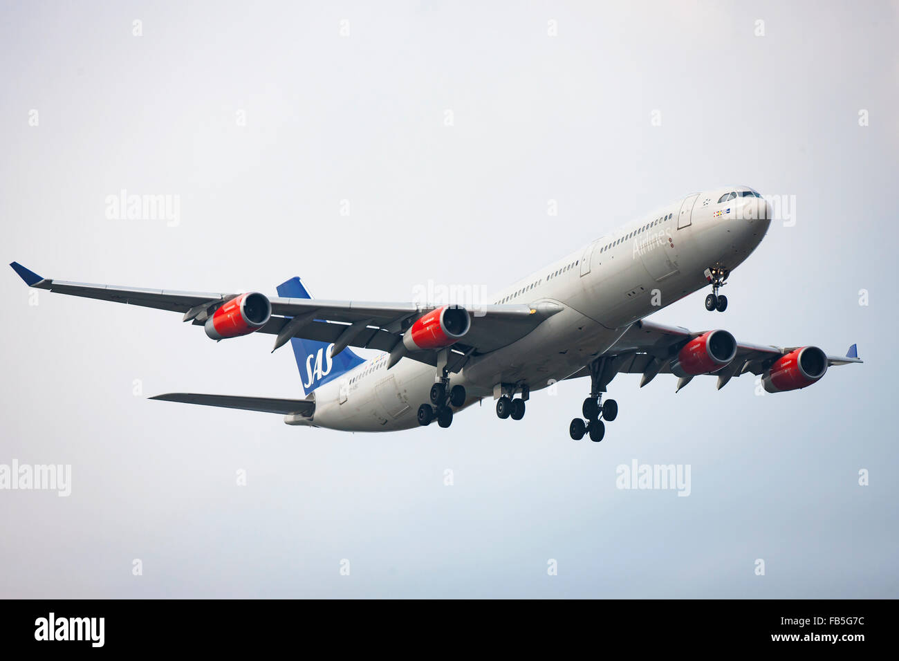 SAS Airliner Stock Photo