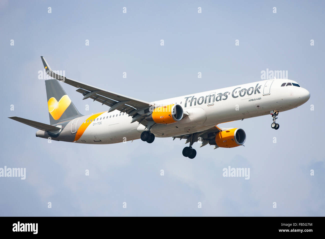 Thomas Cook Airliner Stock Photo