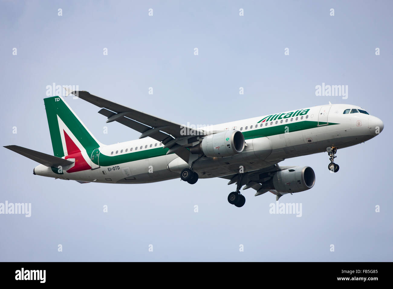 Alitalia Airliner Stock Photo