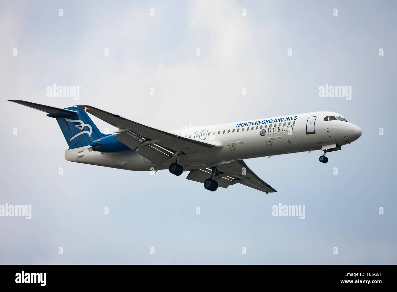Montenegro Airlines Airliner Stock Photo