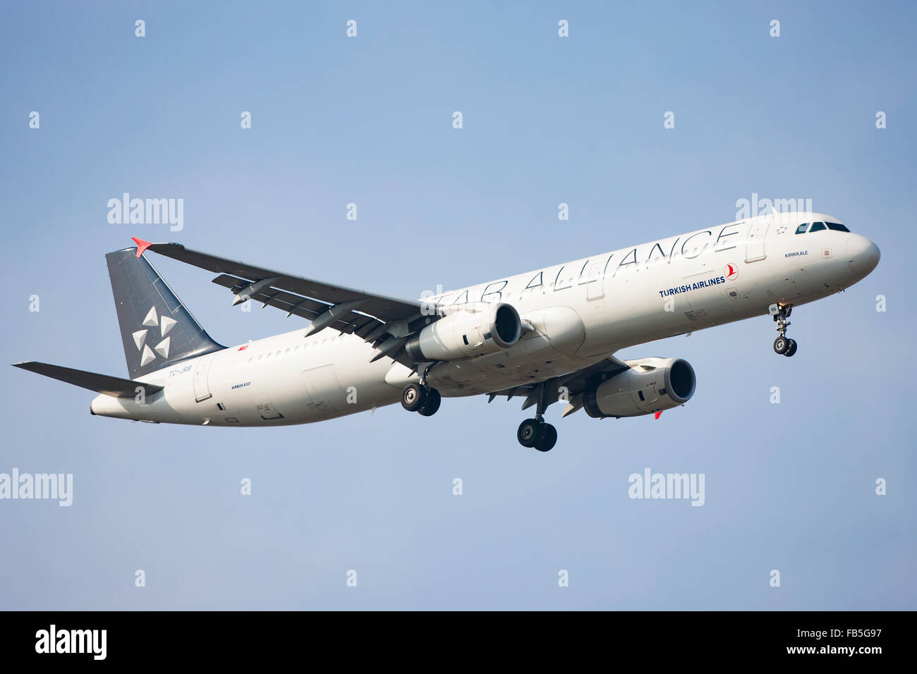 Star Alliance Airliner Stock Photo