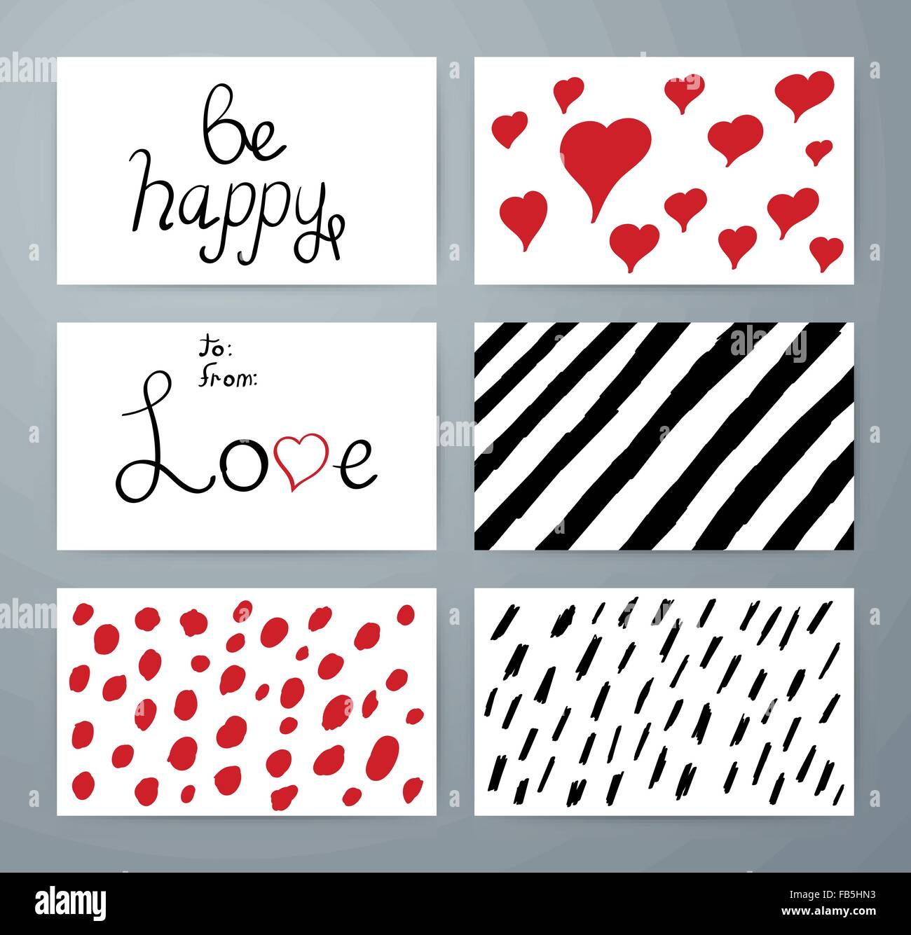 Set of design elements love. Hand drawn Stock Vector Image & Art - Alamy