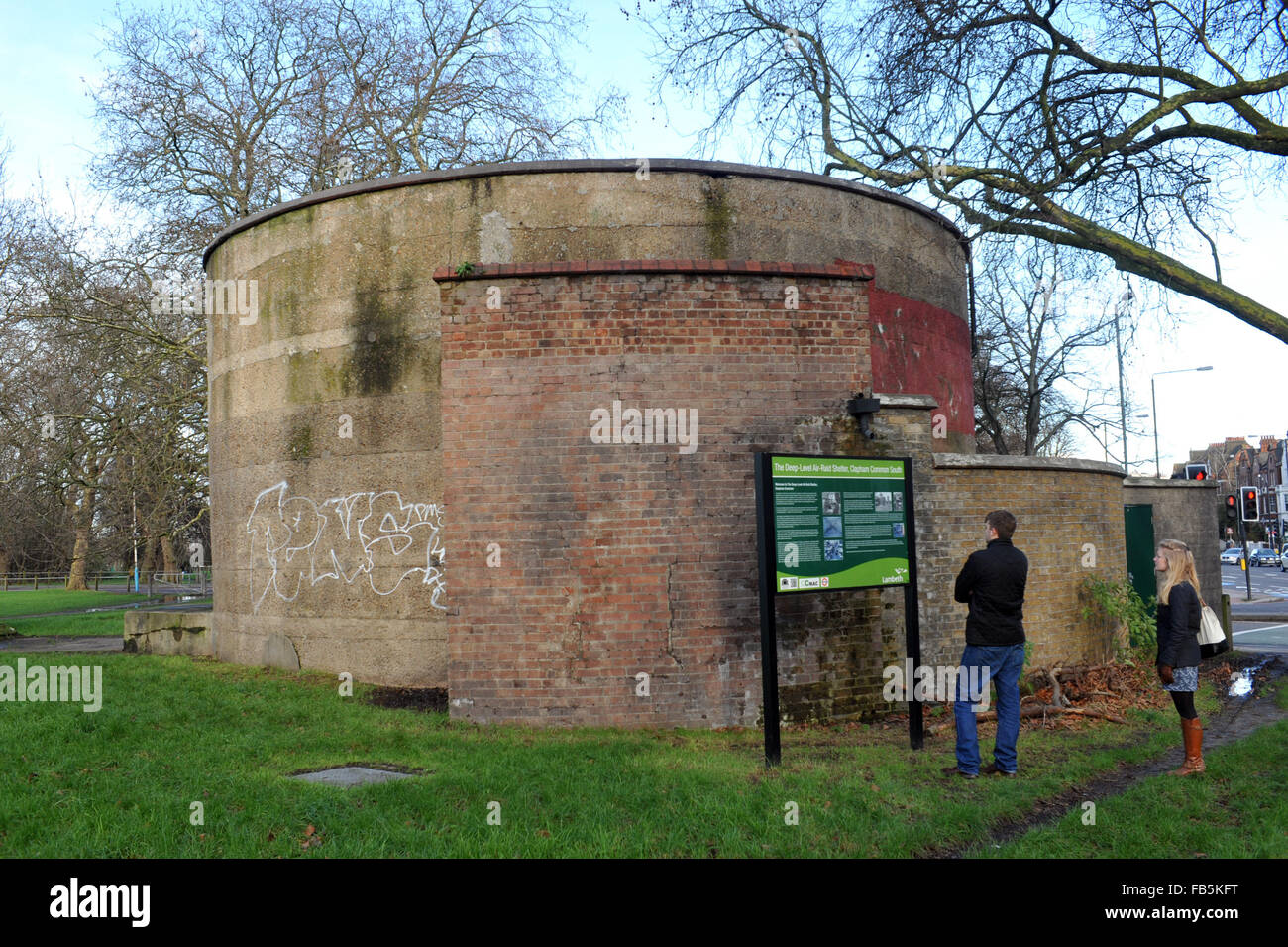 London, UK, 10 January 2016, Clapham South deeplevel airraid to be