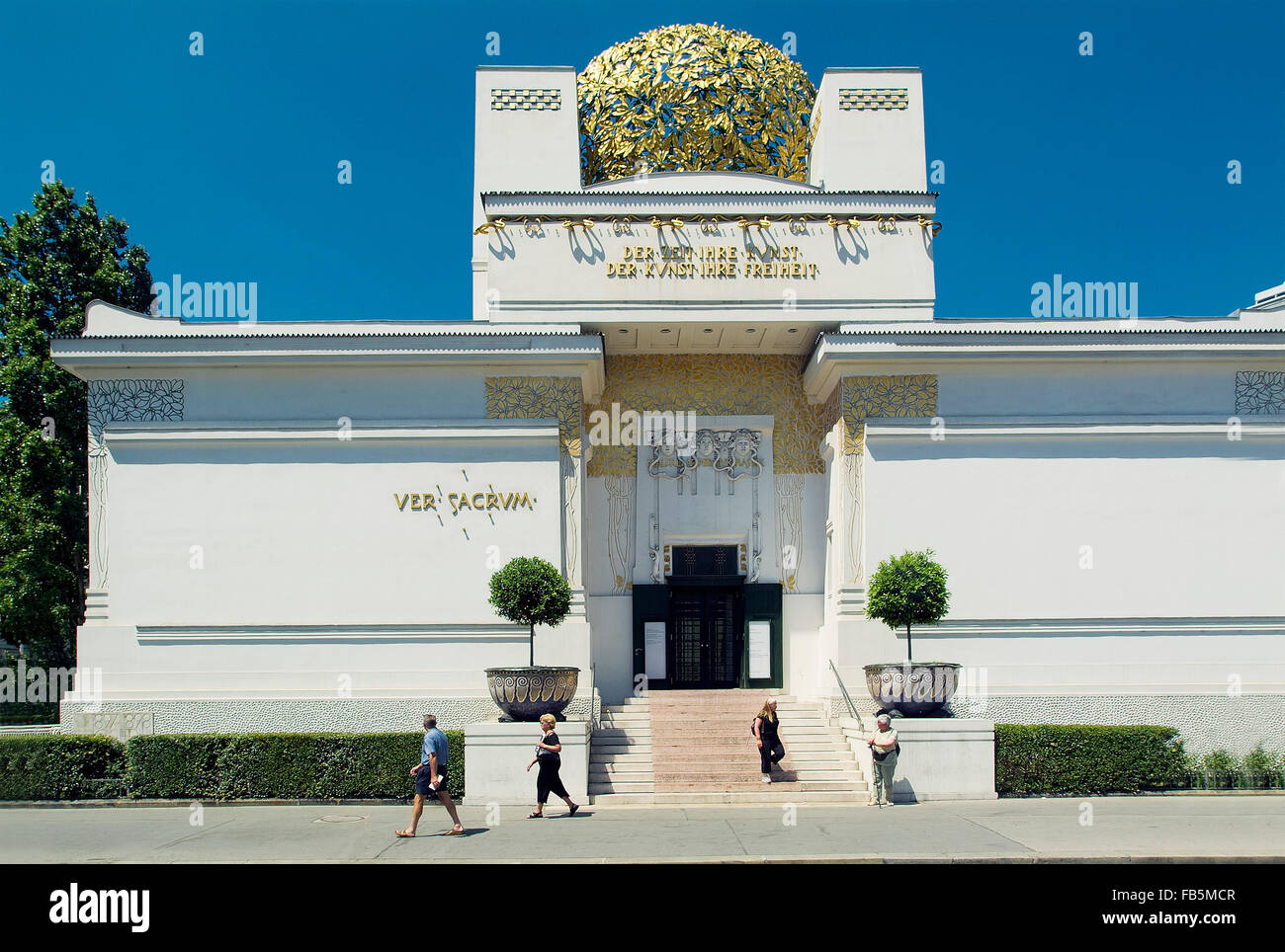 Secession house in vienna austria europe Stock Photo