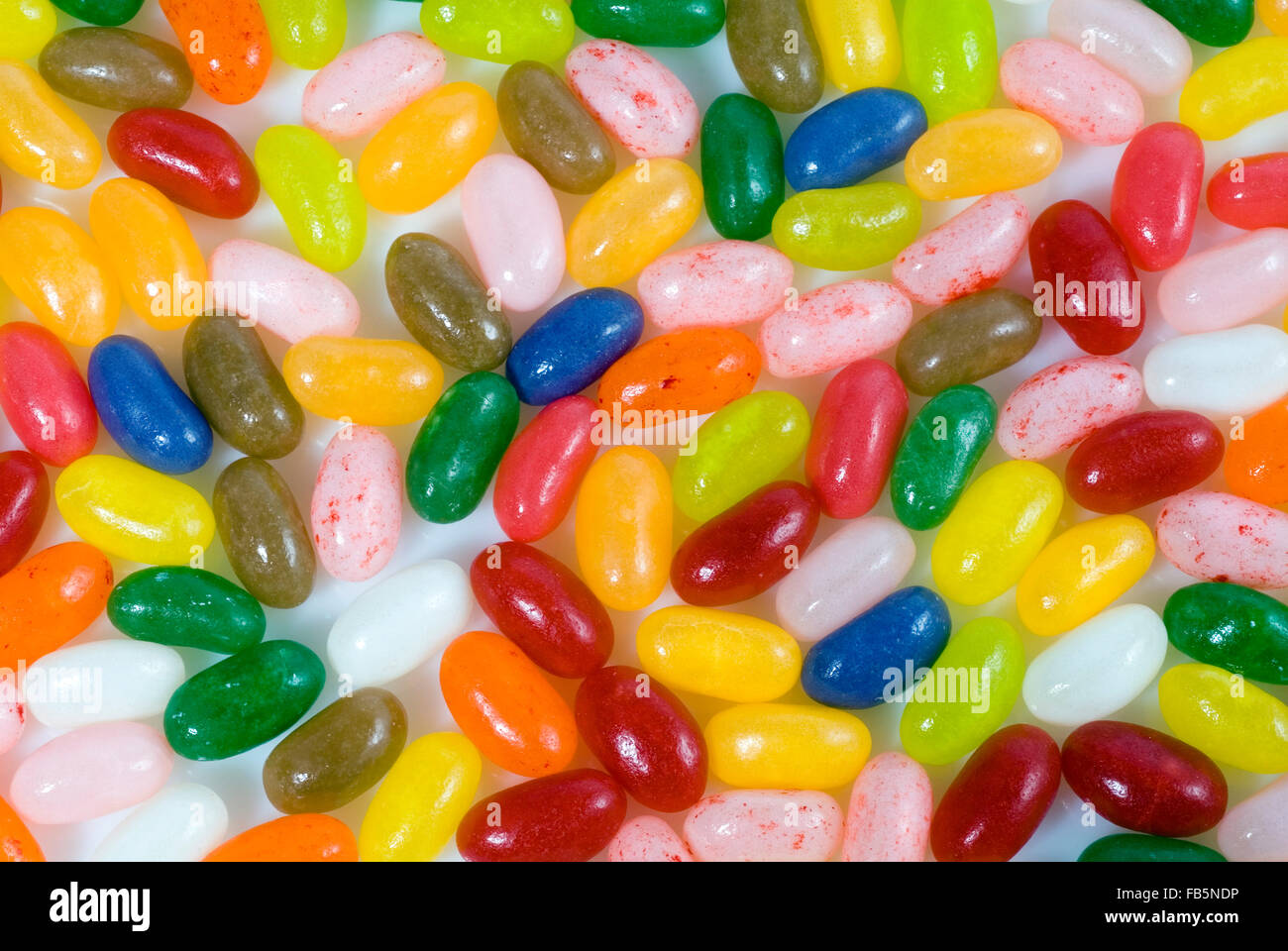 Jelly Beans candy sweets Stock Photo