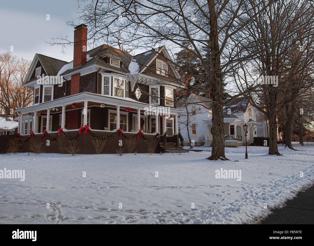 Cazenovia, New York, USA. January 5, 2016. One of the many beautiful