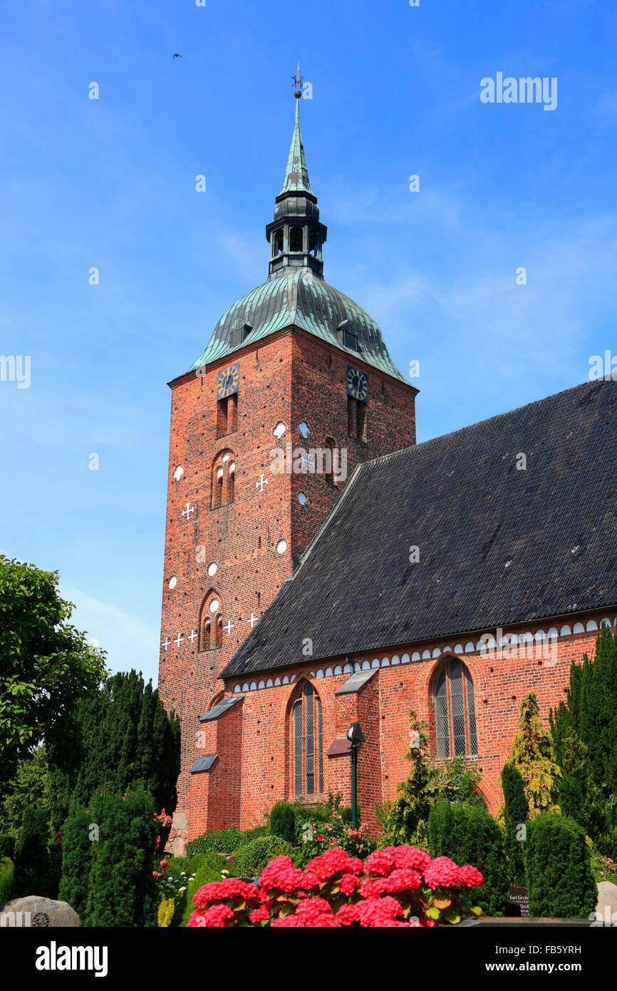 Nikolai Church, Burg, Fehmarn island, Baltic sea coast, Schleswig-Holstein, Germany Stock Photo