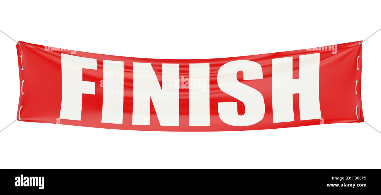 Finish line banner hi-res stock photography and images - Alamy