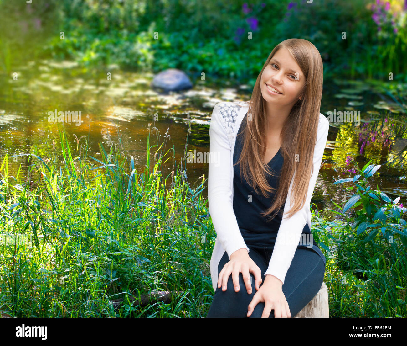 Portrait beautiful girl hi-res stock photography and images - Alamy