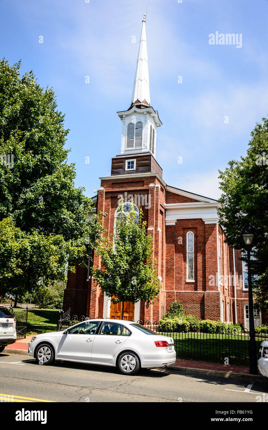 Warrenton Presbyterian Church, 91 Main Street, Warrenton, Virginia Stock Photo