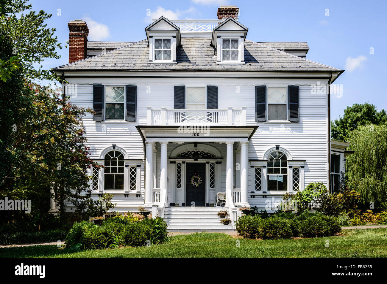 John Wise House, 100 Culpeper Street, Warrenton, Virginia Stock Photo
