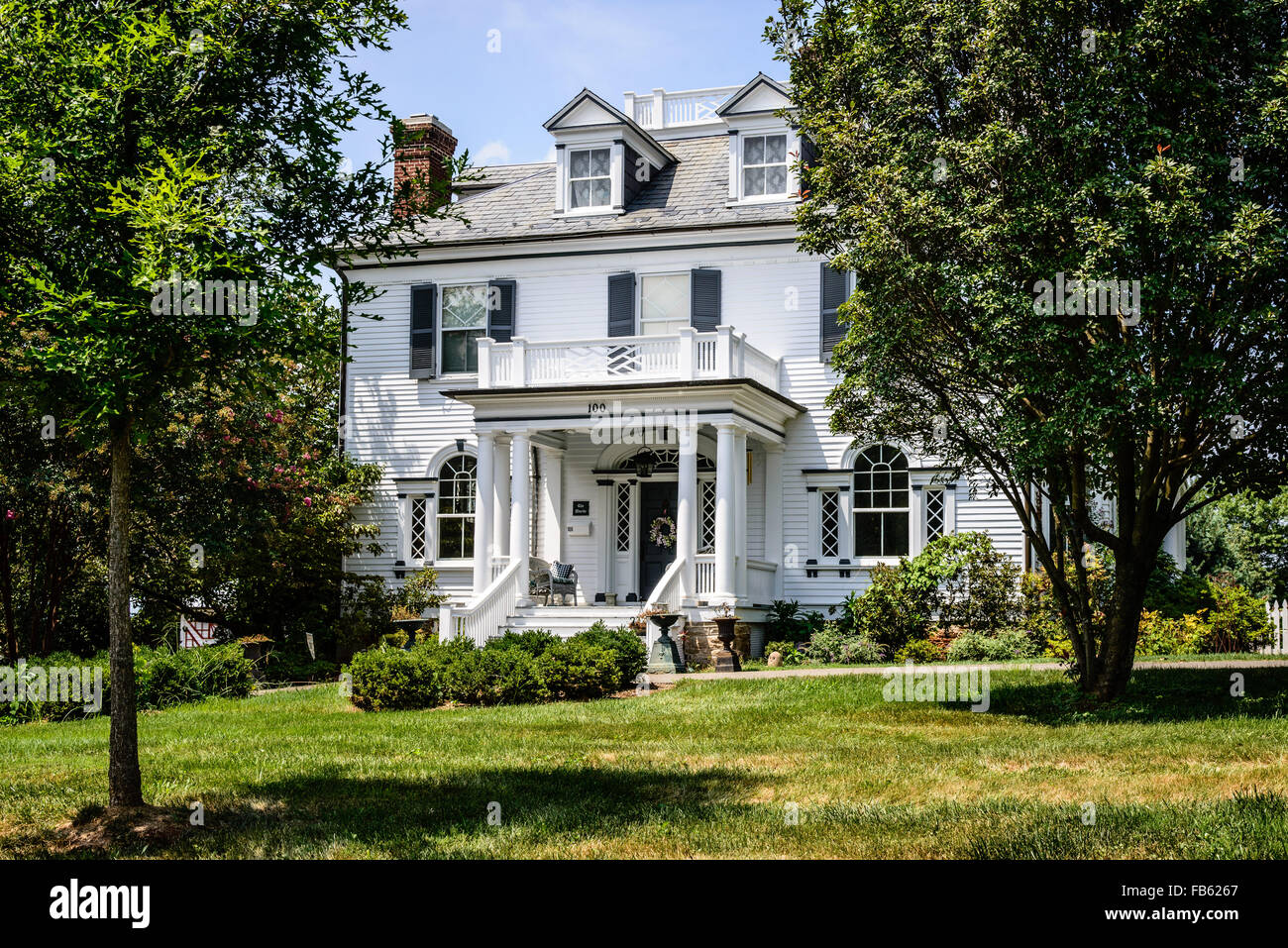 John Wise House, 100 Culpeper Street, Warrenton, Virginia Stock Photo