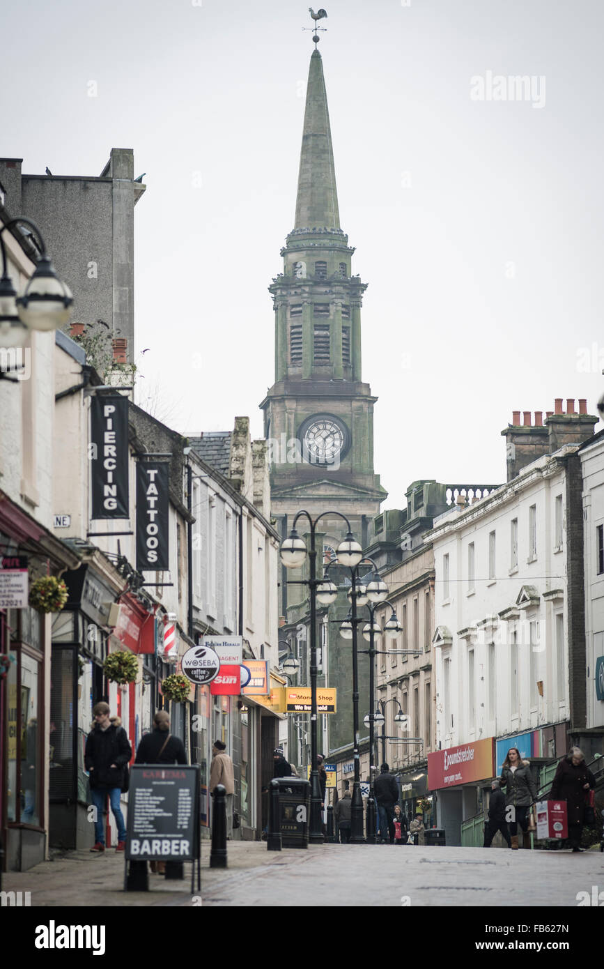 Falkirk Steeple Stock Photo