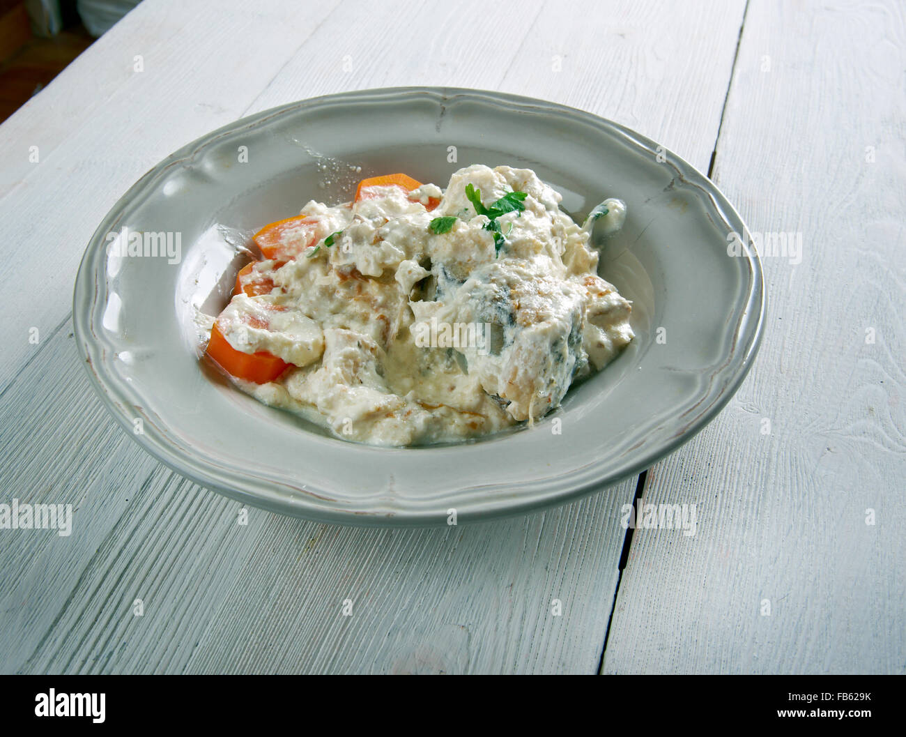 Pochouse Bourguignonne French fish stew Stock Photo Alamy