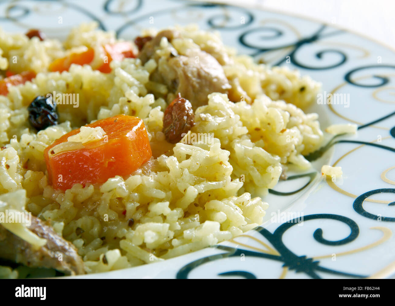 Kazan pilaf. Tatarstan, Russia Stock Photo Alamy