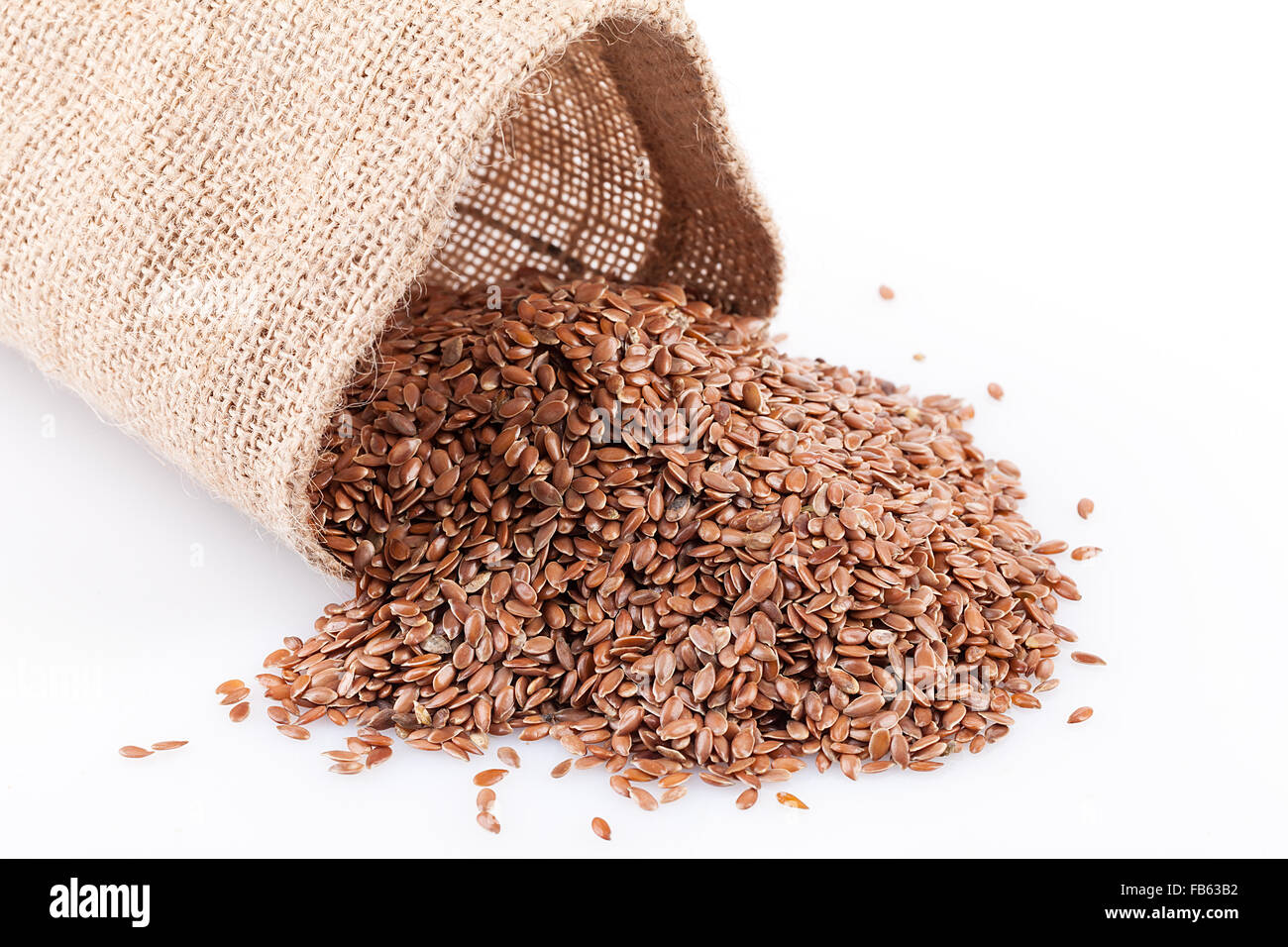 Flaxseed Bulk Stock Photo Alamy