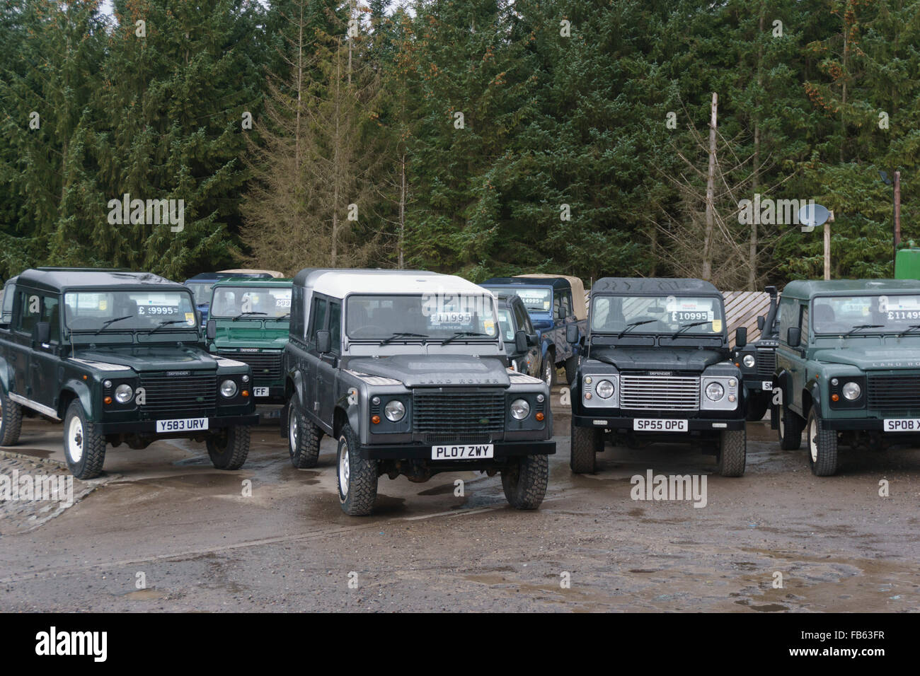 Used Land Rovers for sale at Lix motors in Killin, Scottish Highlands