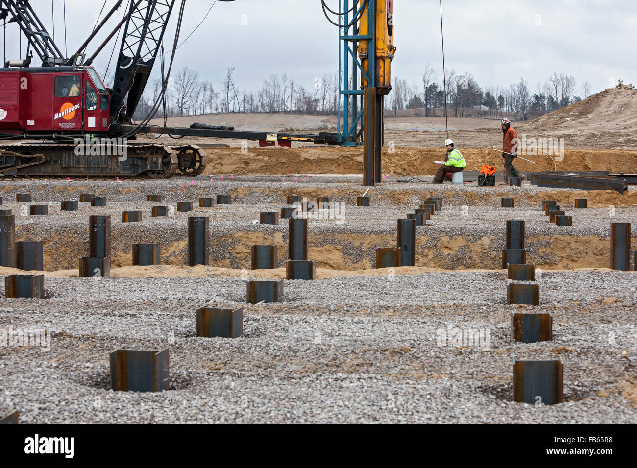 Columbiaville, Michigan Construction of a water treatment plant for