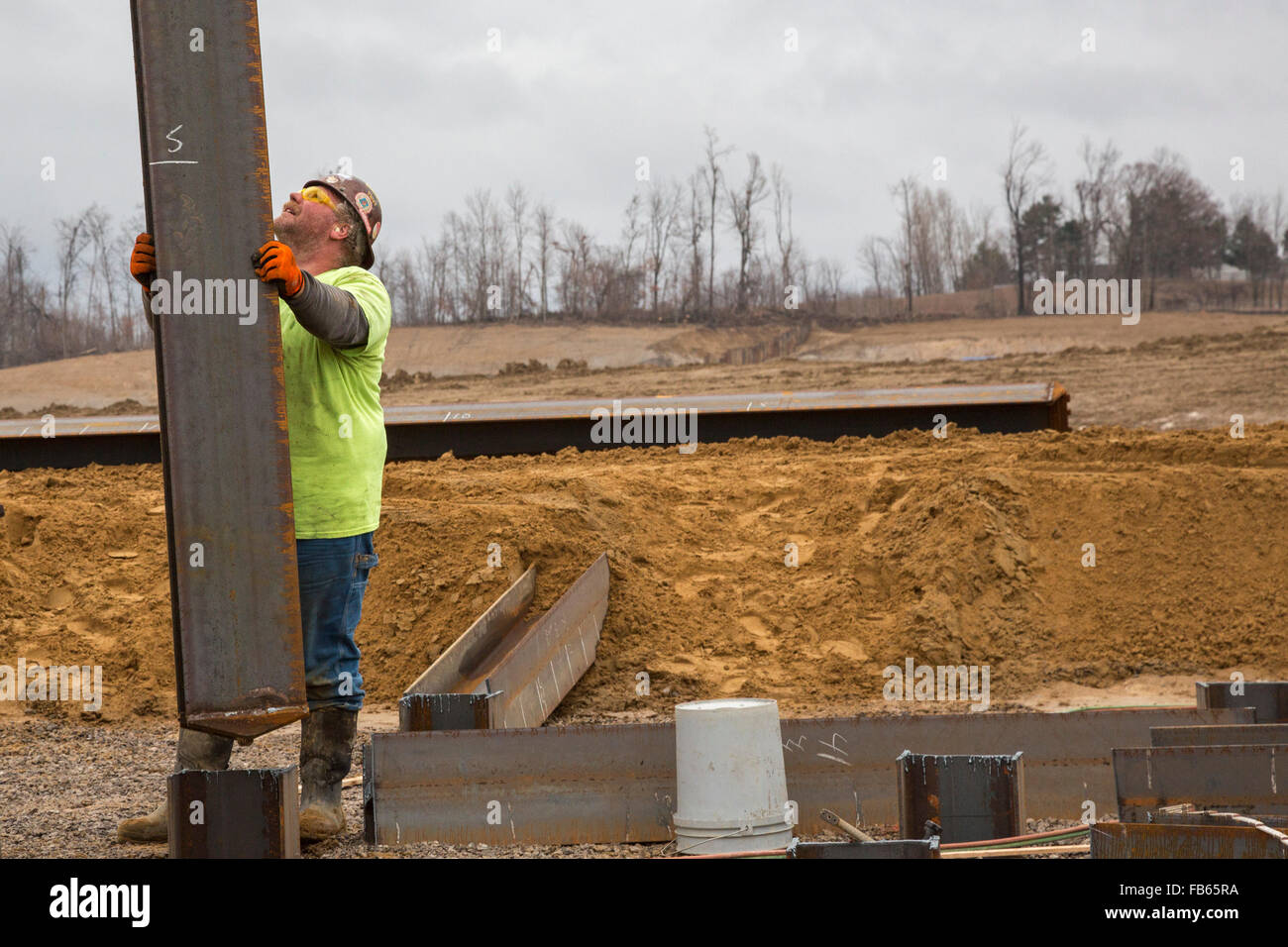 Columbiaville, Michigan Construction of a water treatment plant for