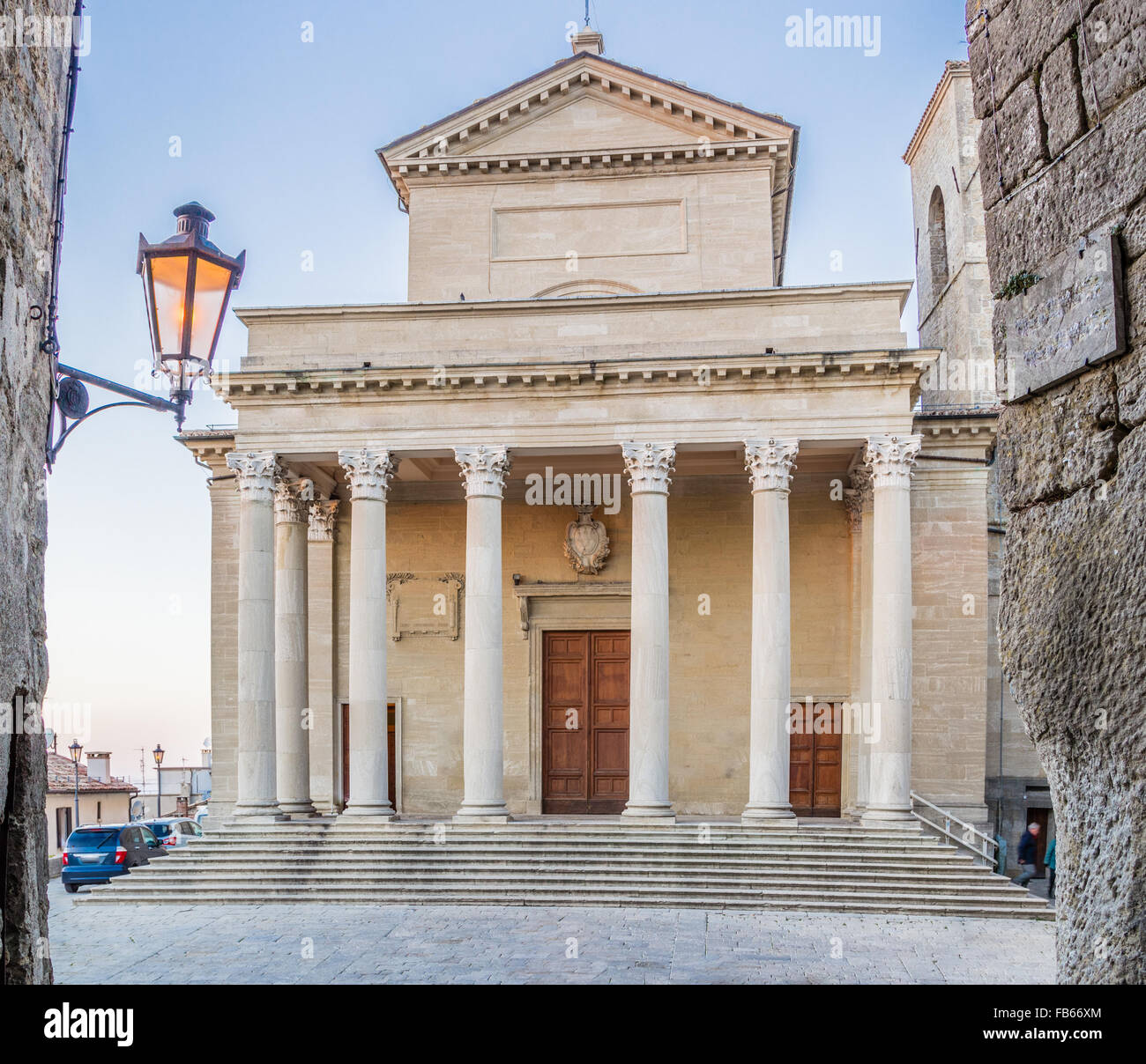 Catholic church in neoclassical style with Corinthian capitals Stock ...