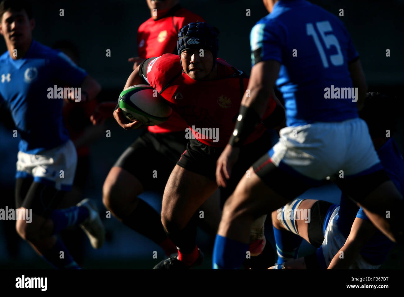 Tokyo, Japan. 10th Jan, 2016. Daisuke Hamano () Rugby : All-Japan ...