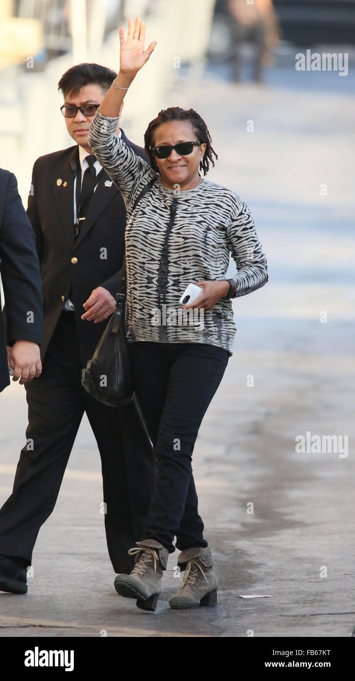Wanda Sykes seen arriving at the ABC studios for Jimmy Kimmel Live