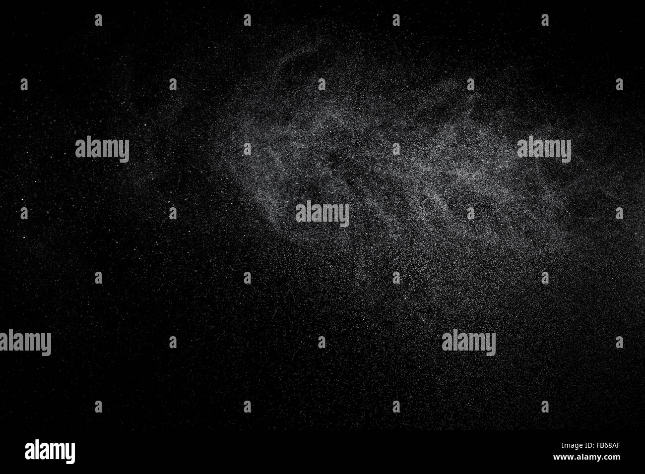 Abstract water splashes on black background. Texture of water. Elements