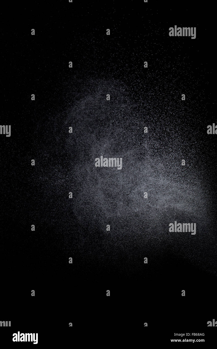 Abstract splashes of water on black background. Texture of water