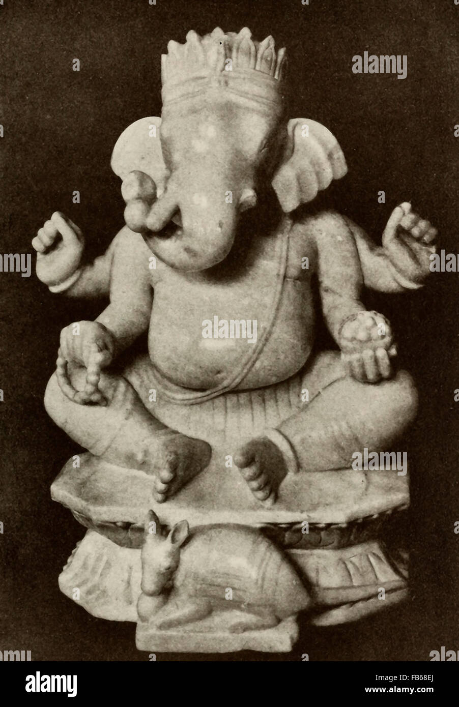 Ganesa - Statue of Lord Ganesh - Hindu Diety Stock Photo